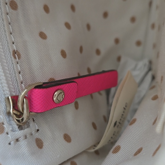 Kate Spade Mikas Pond Janelle Saffiano Leather Cross Body Bag  pink 💗 - Picture 10 of 16
